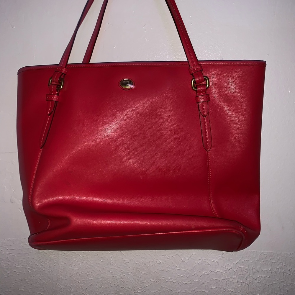 Red Coach Purse